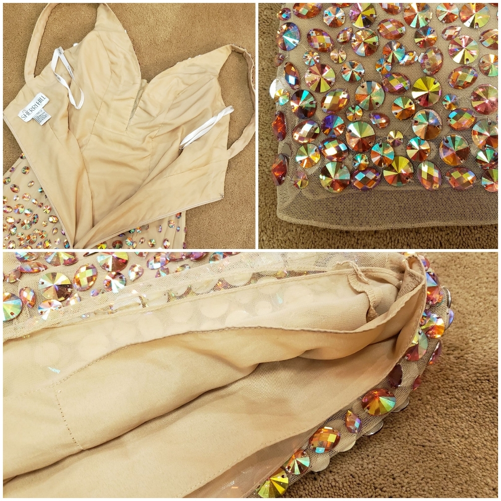SHERRI HILL Multi-Colored Gem Party Dress, 00 - Picture 16 of 16